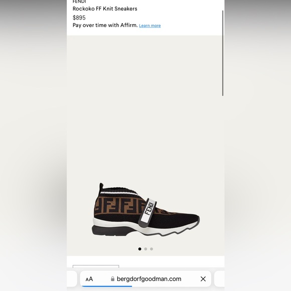 Fendi rockoko sneaker